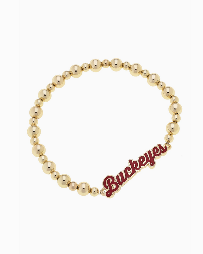 Ohio State Buckeyes Autograph Enamel Stretch Bracelet