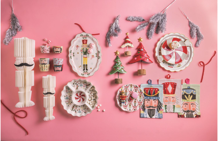 Nutcracker Toothpick Plate Set