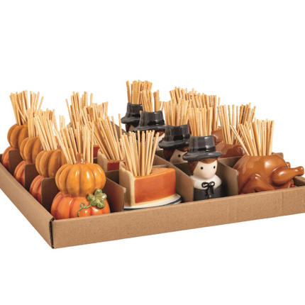 Thanksgiving Toothpick Caddy Sets