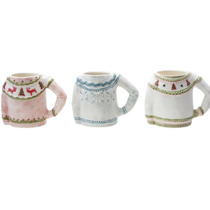 Stoneware Sweater Shaped Mug