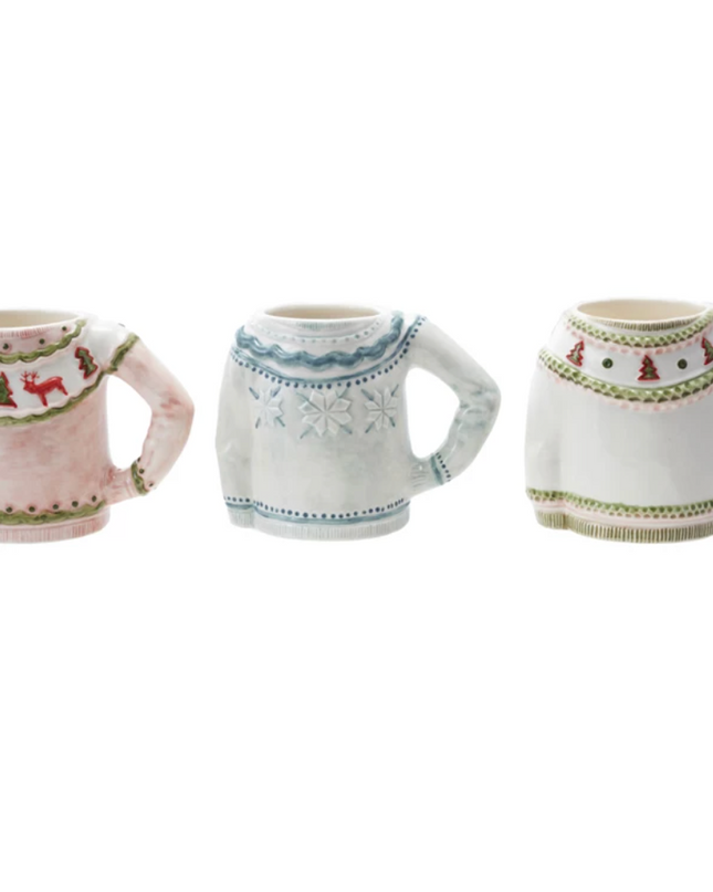 Stoneware Sweater Shaped Mug