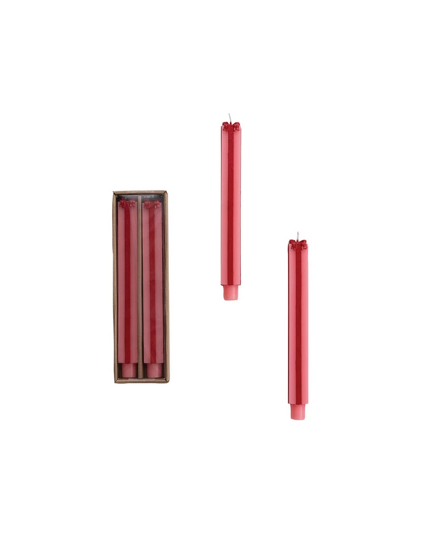 Unscented Package Shaped Taper Candles