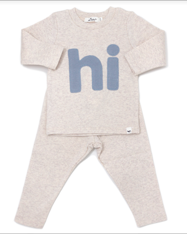 Fog 'Hi' Long Sleeve 2pc Set