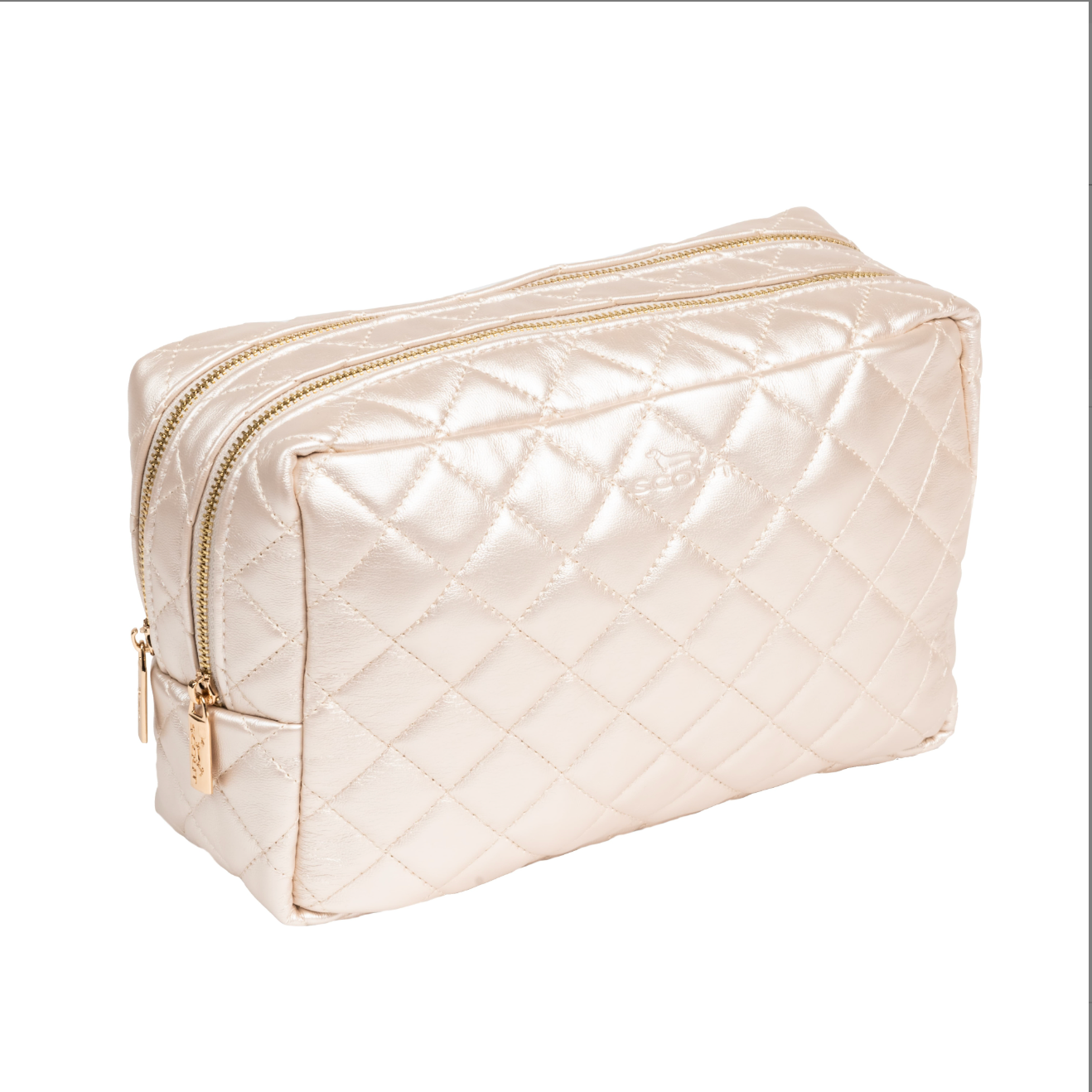 2-Way Toiletry Bag by Scout  - Champagne Quilted