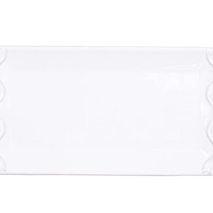 Personalized Bow Embossed Rectangle Platter