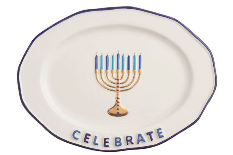Menorah Celebrate Platter