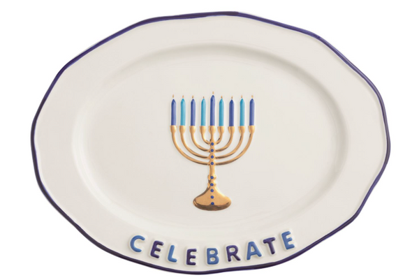 Menorah Celebrate Platter