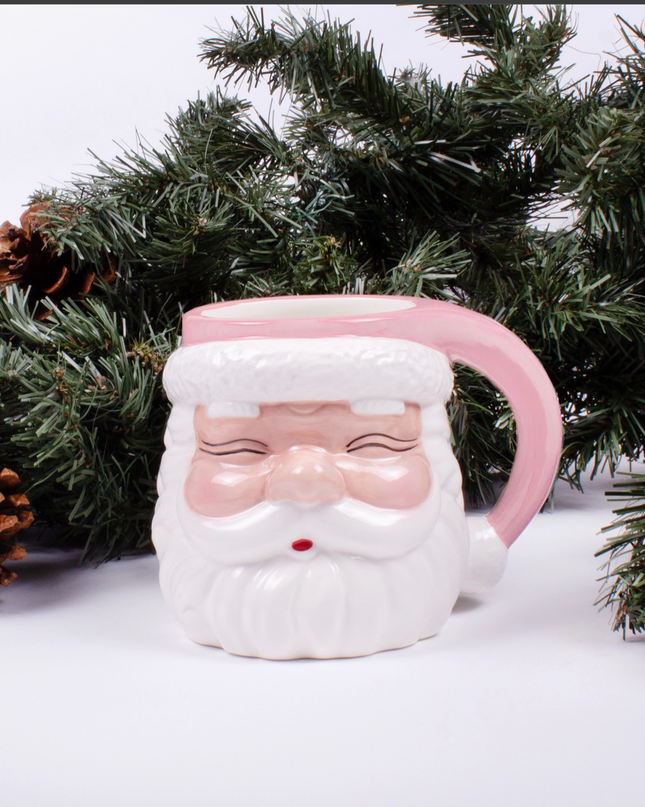 Santa Mug - Pink