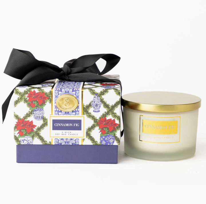 Boxed 3 Wick Candle - Cinnamon Fig