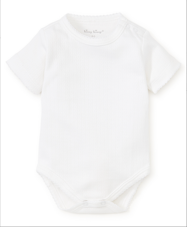 Kissy Pointelle Short Sleeve Body