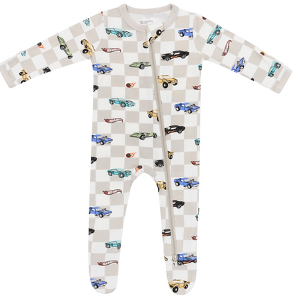 Zippered Footie in Fast and Fierce