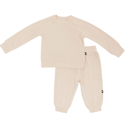 Bamboo Jersey Jogger Set in Bisque