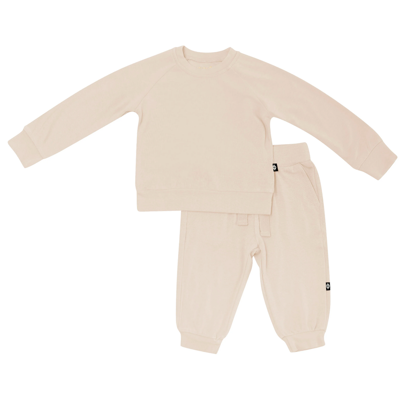 Bamboo Jersey Jogger Set in Bisque