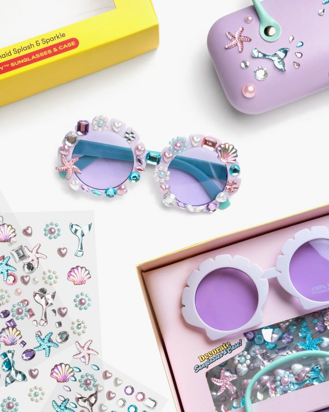 Mermaid Splash and Sparkle Gemify Sunglasses and Case