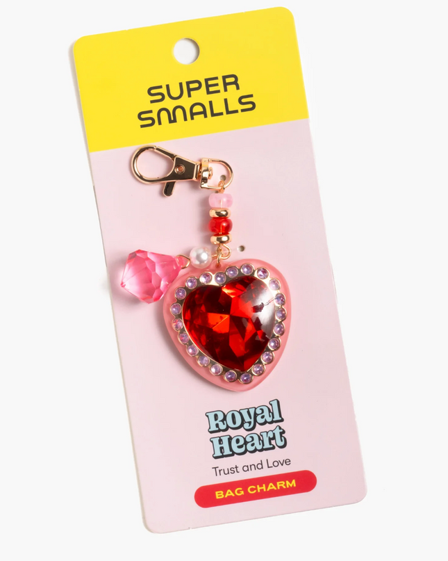 Royal Heart Bag Charm