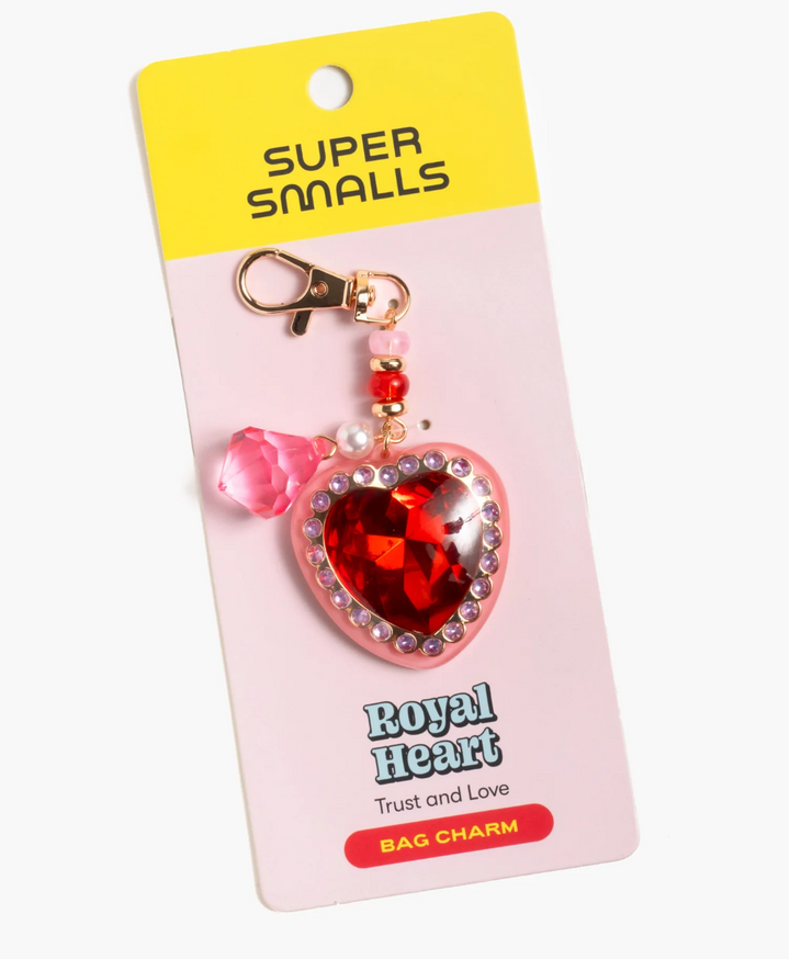 Royal Heart Bag Charm