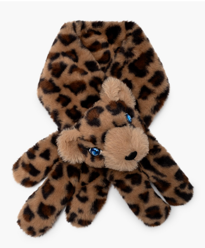 Leopard Plush Scarf