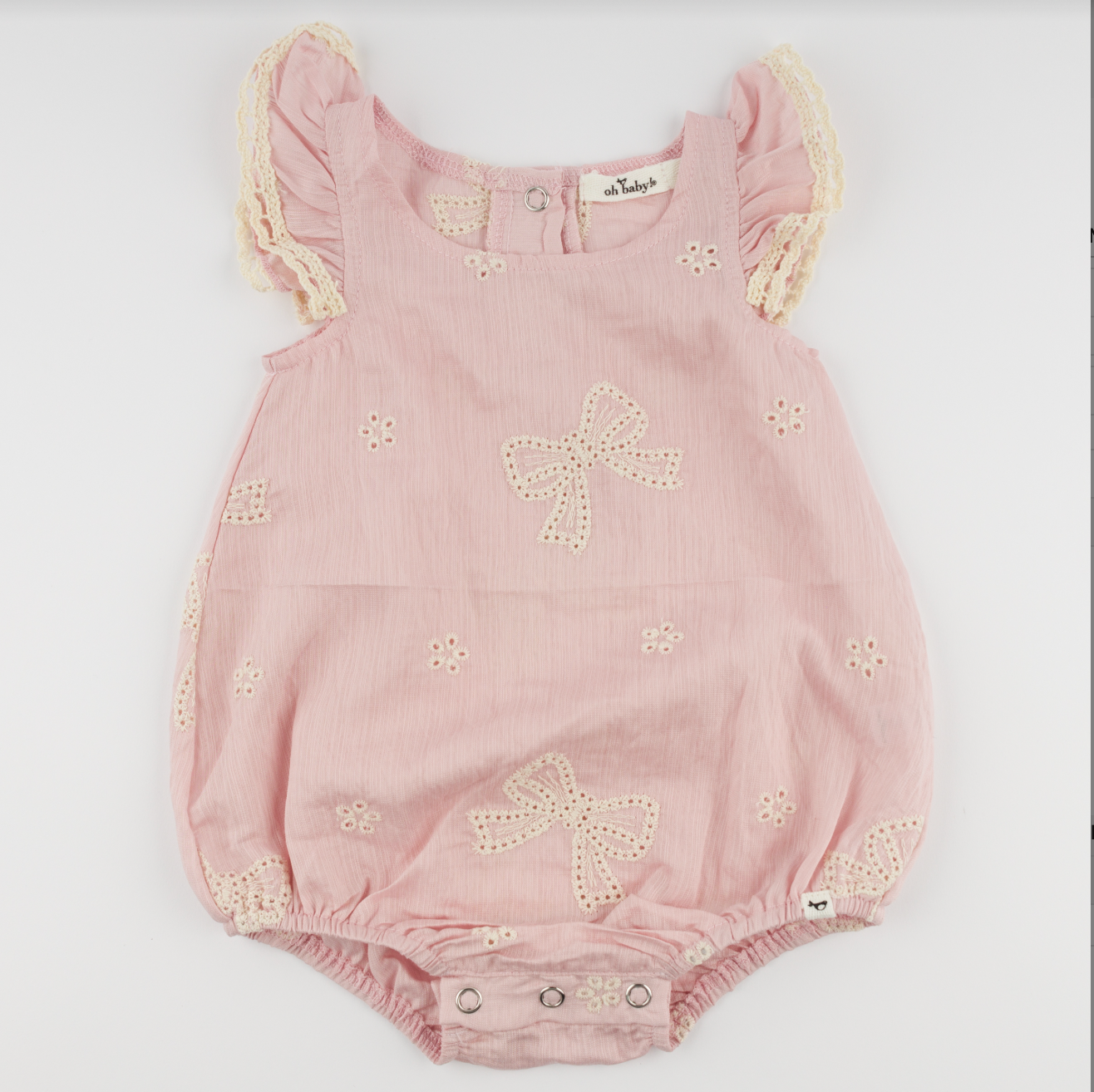 Embroidery Bows Flutter Bubble