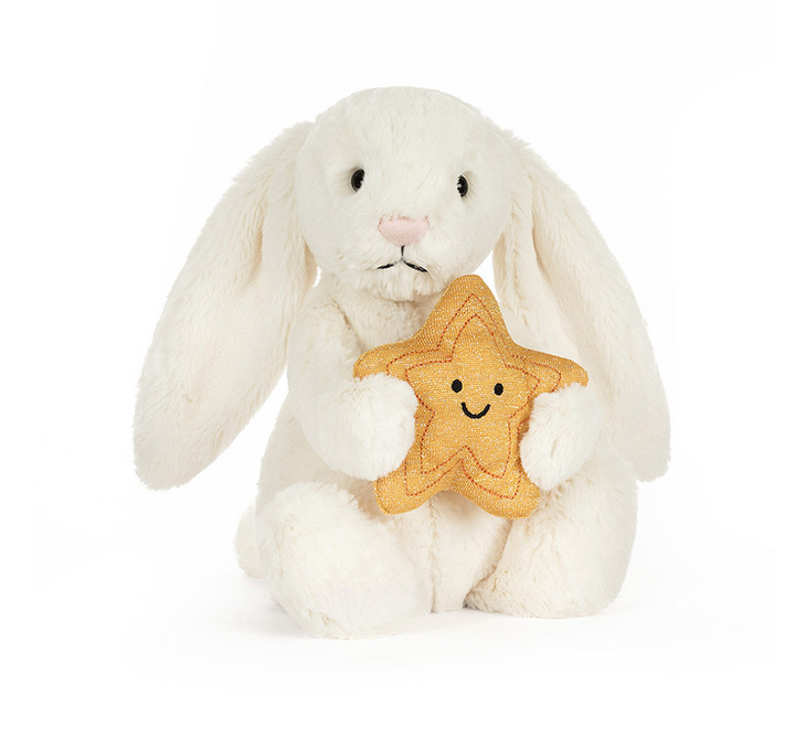Cream Bunny with Star