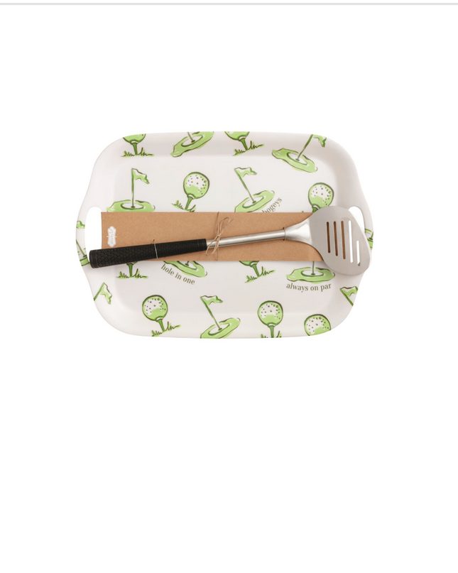 Golf Melamine Tray Set