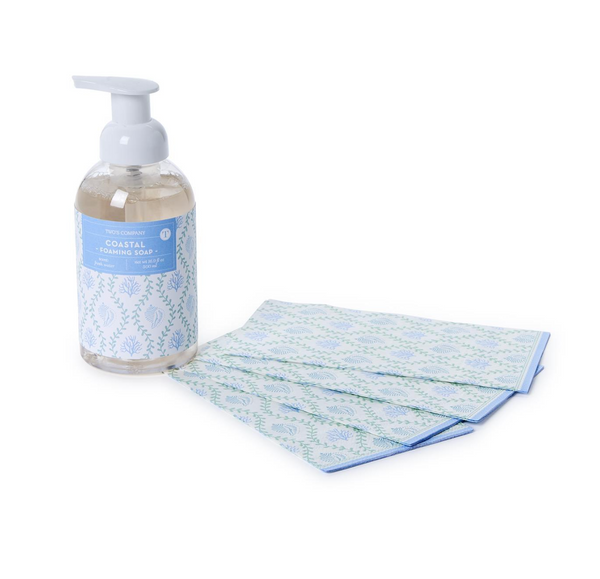 Foaming Soap w/ Guest Towel Set