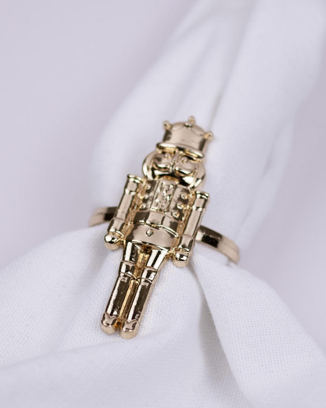 Nutcracker Napkin Rings, Set of 4