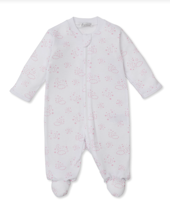 Clouds Footie w/ Zip PRT