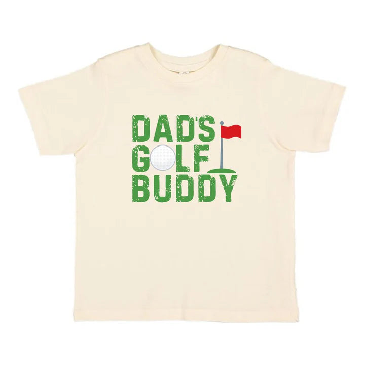 Dad's Golf Buddy Short Sleeve T-Shirt Natural