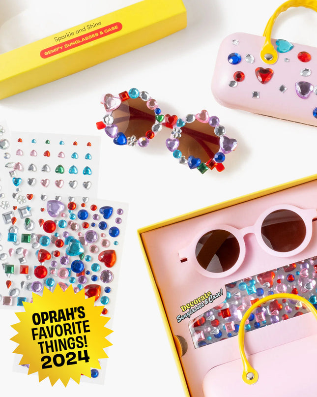 Super Smalls Sparkle and Shine Gemify Sunglasses & Case