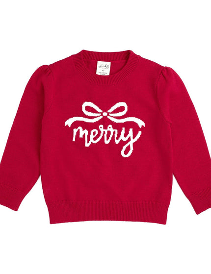 Merry Bow Christmas Sweater