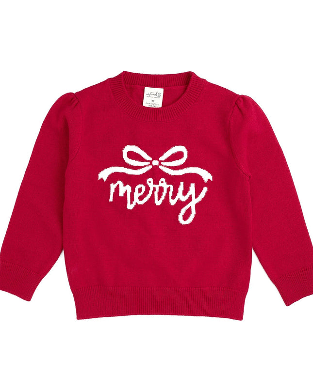 Merry Bow Christmas Sweater