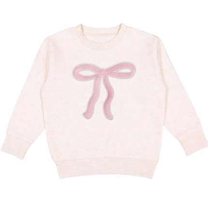 Coquette Bow Patch Sweatshirt