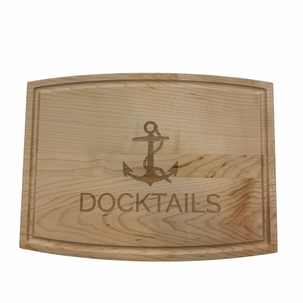 Arched Artisian Maple Board - Docktails
