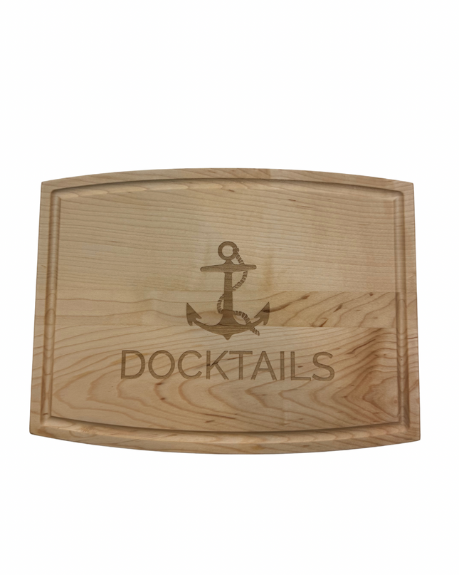 Arched Artisian Maple Board - Docktails