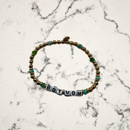 Family Names Gold Filled Beaded Bracelets