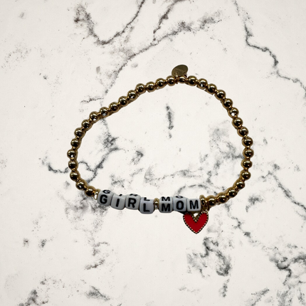Family Names Gold Filled Beaded Bracelets