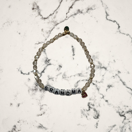 Family Names Gold Filled Beaded Bracelets