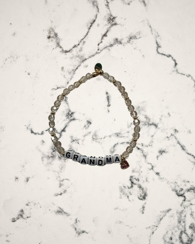 Family Names Gold Filled Beaded Bracelets