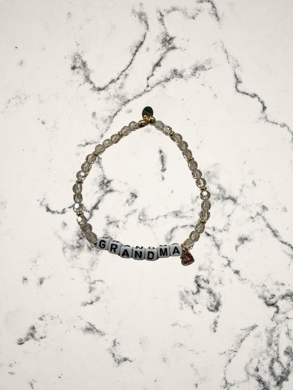 Family Names Gold Filled Beaded Bracelets