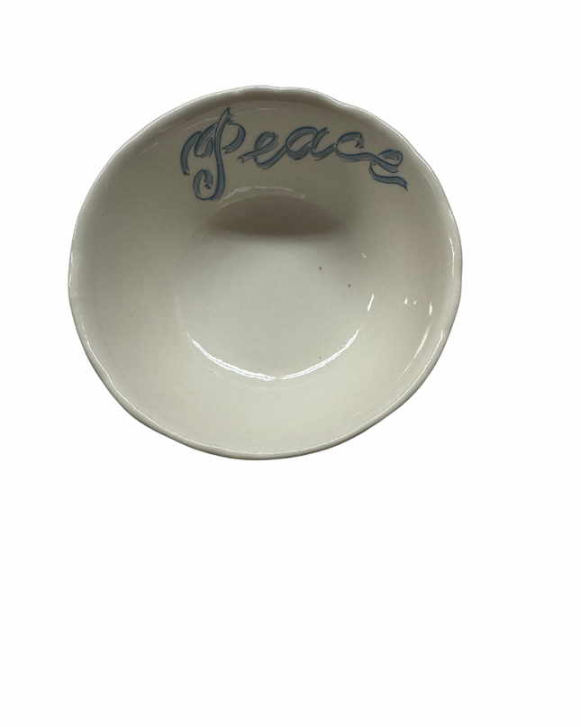 Stoneware Bowl w/ Holiday Word