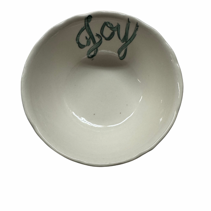 Stoneware Bowl w/ Holiday Word