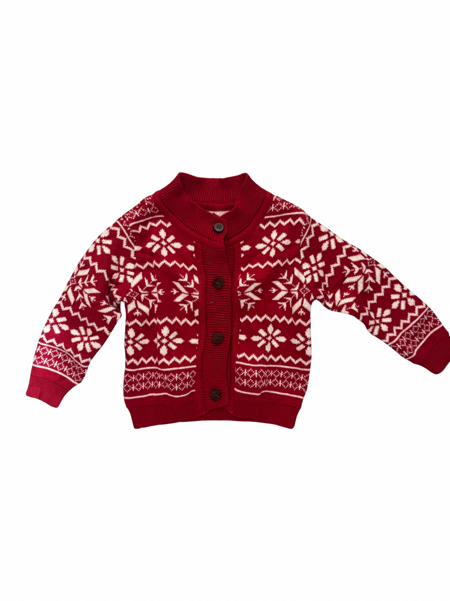 Fair Isle Knit Baby Sweater