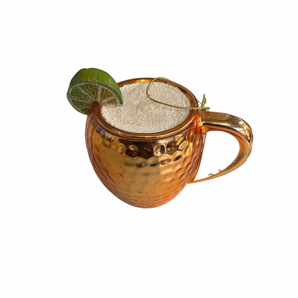 Glass Moscow Mule Ornament