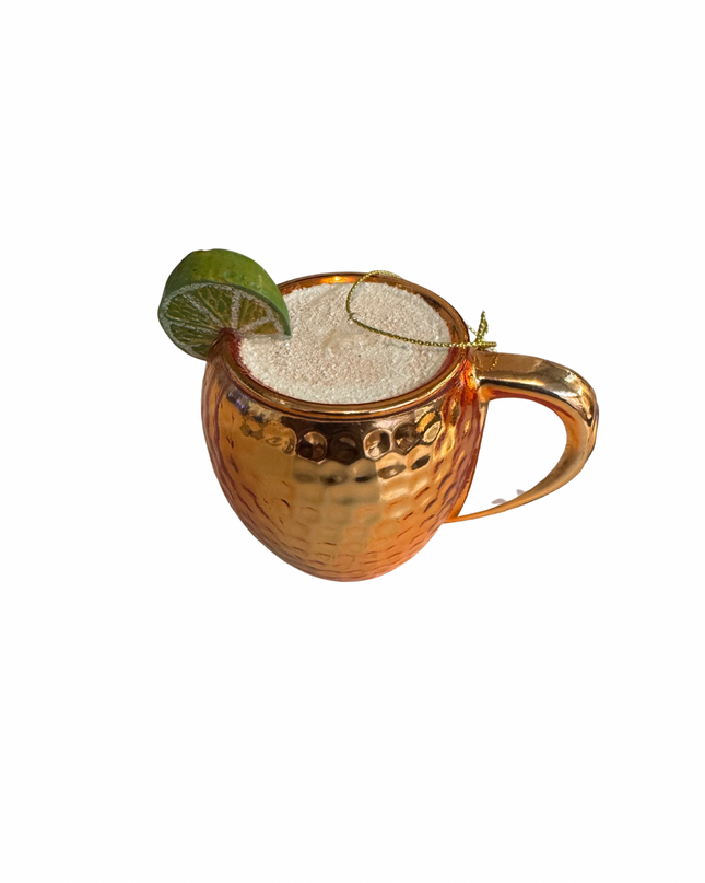 Glass Moscow Mule Ornament