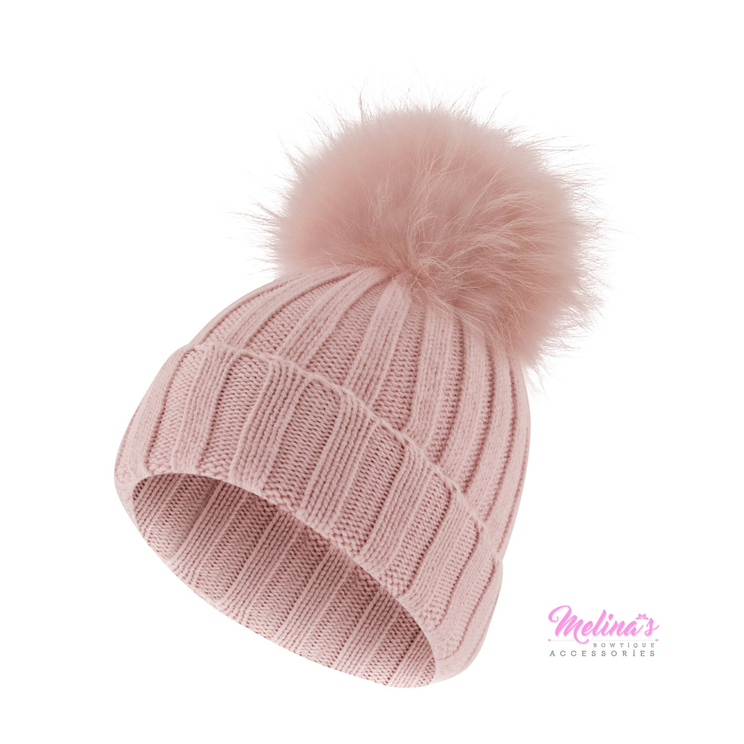 Blush Angora  Beanie