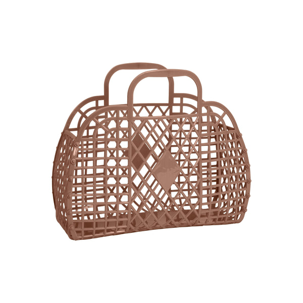 Retro Basket Jelly Bag - Small: Bubblegum Pink