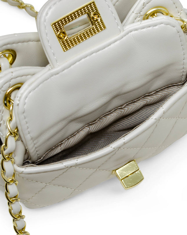Girls Tiny Quilted Treasure Purse