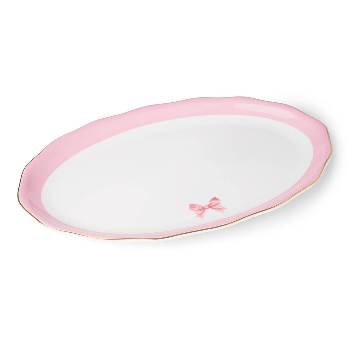 Coquette Pink Bow Platter