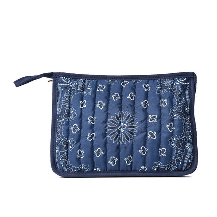 Bandana Print Pouch - Beau Navy
