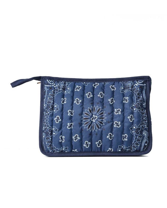 Bandana Print Pouch - Beau Navy